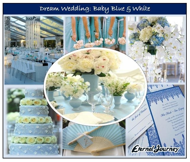 Eternel Journey Baby Blue White Theme Meaning behind the colors