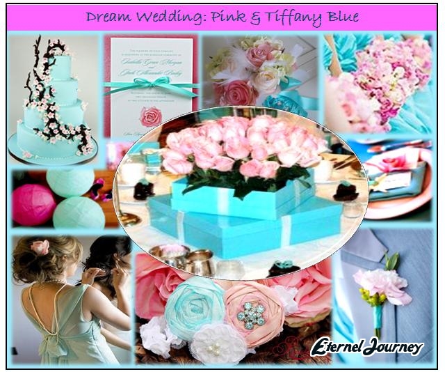 When you combine tiffany blue with pink color it's simply such a sweet